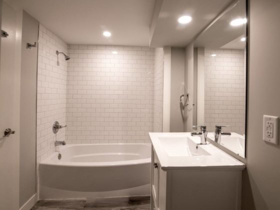 Basement bathroom remodel in Wayzata