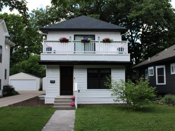 Linden Hills home remodel - front