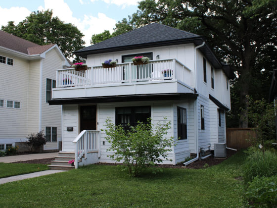 Linden Hills home remodel - exterior left