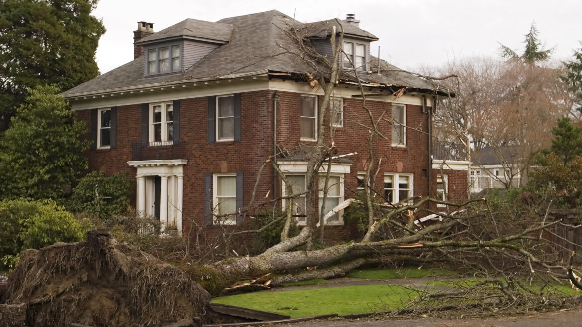 storm roof damage from hail, water, wind and debris